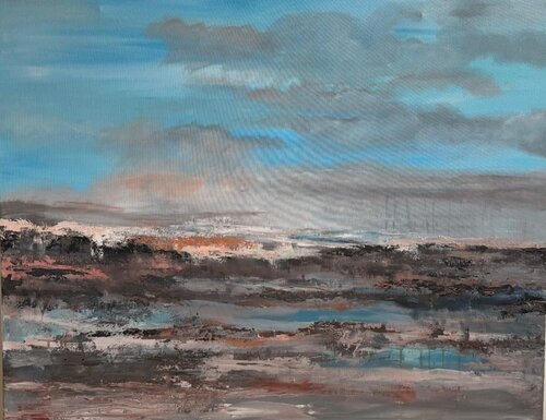 Quiet Tides of the Plain de Liliana Georgeta Barna, Pintura a la venta en Singulart