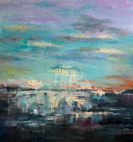Veil of Quiet Light van Liliana Georgeta Barna, Schilderij te koop op Singulart
