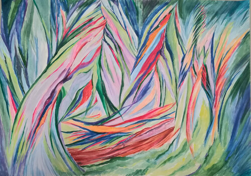 Foresta de DANIELA CARAVITA, Obra en papel a la venta en Singulart