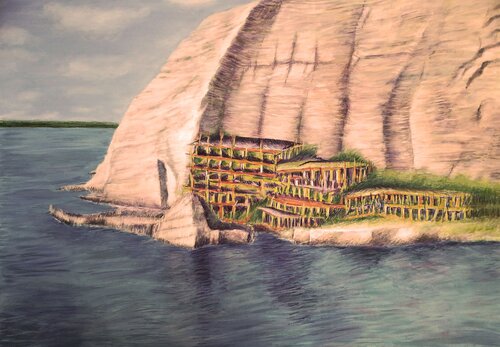 Scoglio del Cavaliere de DANIELA CARAVITA, Pintura a la venta en Singulart
