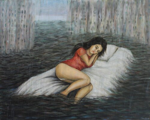 L'ATTESA von DANIELA CARAVITA, Malerei kaufen auf Singulart