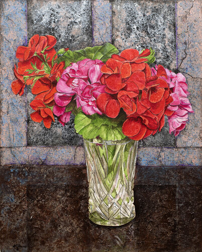 Geraniums de Atif Aleem, Pintura a la venta en Singulart