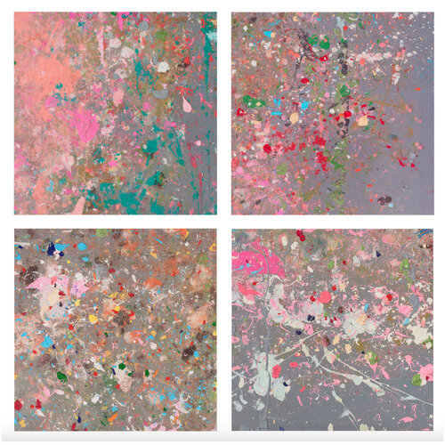 Damien Hirst Where The Land Meets The Sea Set of Four: Mill Bay, Woody Bay, Exmouth Esplanade and Pegwell Bay par Damien Hirst, Édition en vente sur Singulart