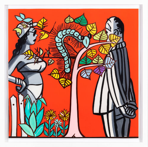 OverUnder (Red) by David Salle, Print for Sale on Singulart