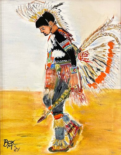 Lumbee Dancer von Betty Oxendine Mangum, Malerei kaufen auf Singulart