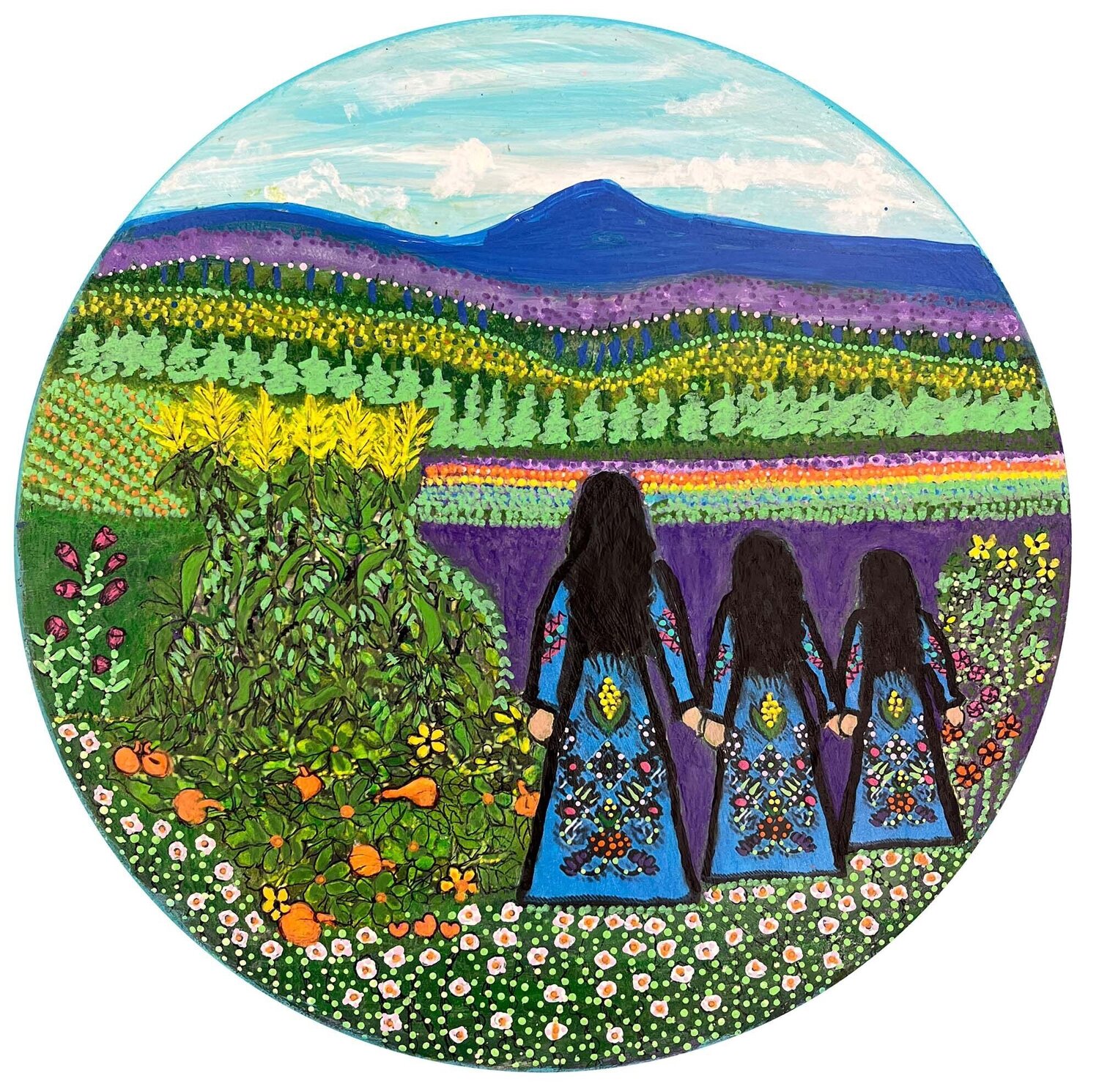 Three Sisters Garden Joan Blackwell