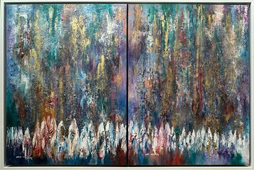 Kotel (Diptych) di Ora Nissim, Pittura in vendita su Singulart