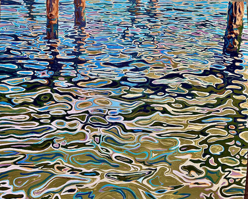 Bay Water par Arthur Jedson Smalley, Peinture en vente sur Singulart