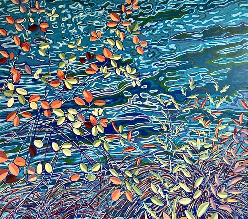 Branches and Water van Arthur Jedson Smalley, Schilderij te koop op Singulart