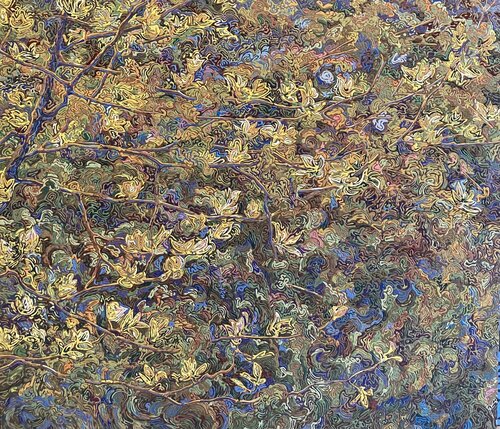Forsythia van Arthur Jedson Smalley, Schilderij te koop op Singulart