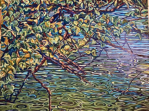 Fresh Water Pool van Arthur Jedson Smalley, Schilderij te koop op Singulart