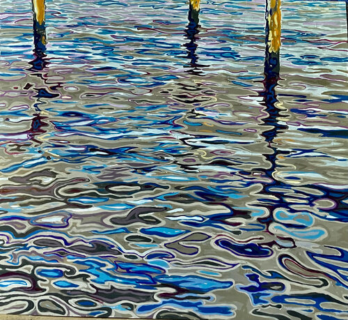 Second Posts and Water par Arthur Jedson Smalley, Peinture en vente sur Singulart