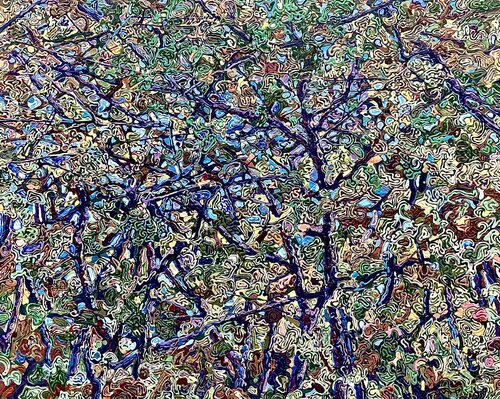 Trees, Light by Arthur Jedson Smalley, 油畫 for Sale on Singulart