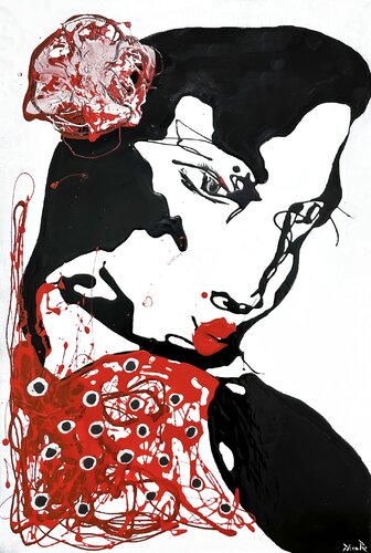 X-Bulería di Davaro David, Pittura in vendita su Singulart