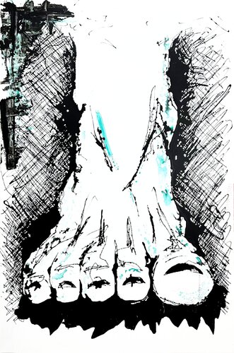 Pie by Davaro David, Painting for Sale on Singulart