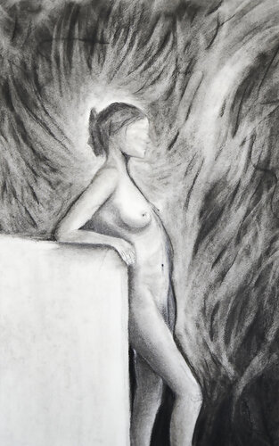 Gabriela en llamas de Davaro David, Pintura a la venta en Singulart