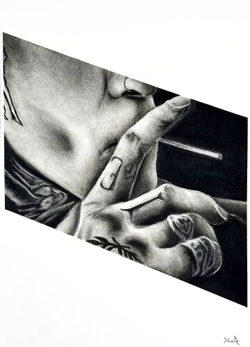 He Didn't Have Much by Davaro David, Painting for Sale on Singulart