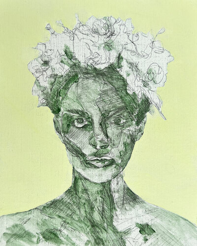  NAÏAD 6 van Lee Wells, Schilderij te koop op Singulart