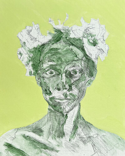NAÏAD 11 van Lee Wells, Schilderij te koop op Singulart