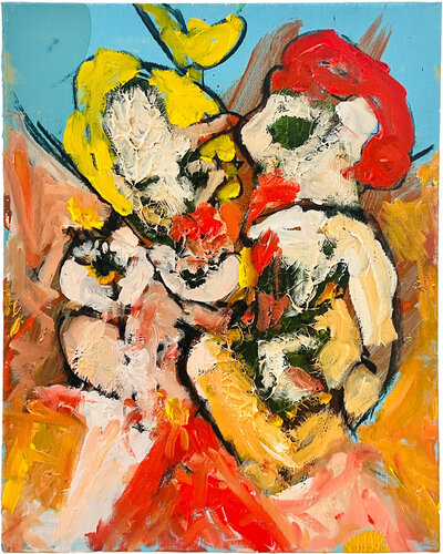 Fete 16 - The noble familiarity of your council  van Lee Wells, Schilderij te koop op Singulart