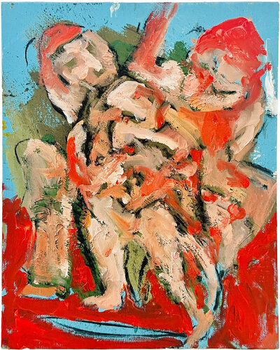Fete 17 - Secret resolutions of providence van Lee Wells, Schilderij te koop op Singulart