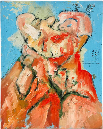 Fete 14 - My mouth stuck to your mouth van Lee Wells, Schilderij te koop op Singulart