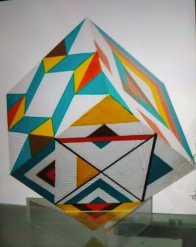 Geometría de colores di Elizabeth Bello, Pittura in vendita su Singulart