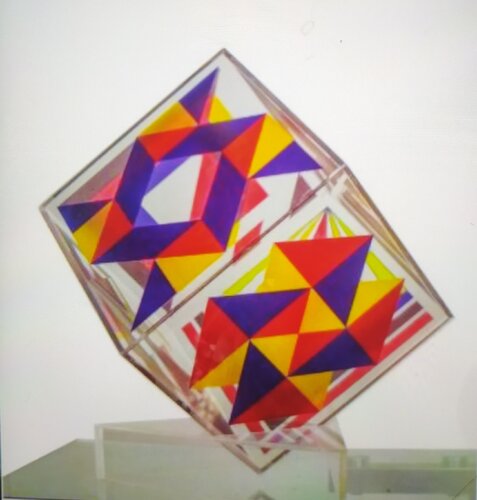 Geometría de colores di Elizabeth Bello, Pittura in vendita su Singulart