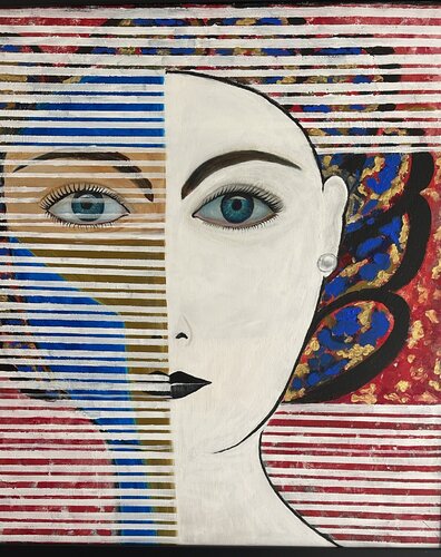 Her Majesty at 25 years of age di Elizabeth Bello, Pittura in vendita su Singulart