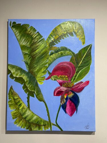 Flor del Banano #2 di Elizabeth Bello, Pittura in vendita su Singulart