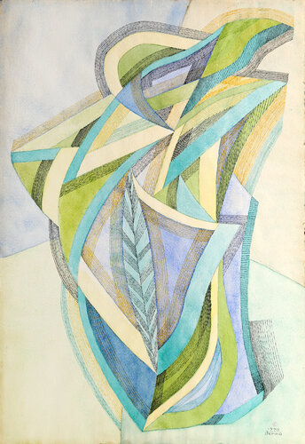 Abstract Composition #1 by Benjamin Benno, Work on Paper for Sale on Singulart