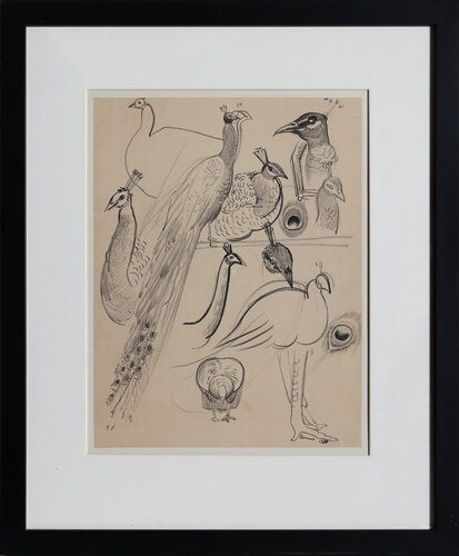 Birds by Benjamin Benno, 종이 for Sale on Singulart