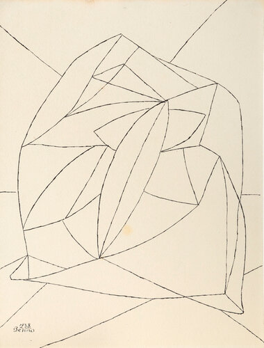 Construction by Benjamin Benno, Work on Paper for Sale on Singulart