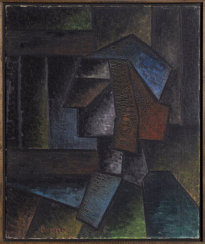 Cubist Head van Benjamin Benno, Schilderij te koop op Singulart