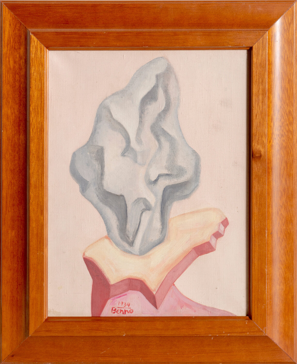 A Rock and a Hard Place Benjamin Benno Dipinto originale in vendita