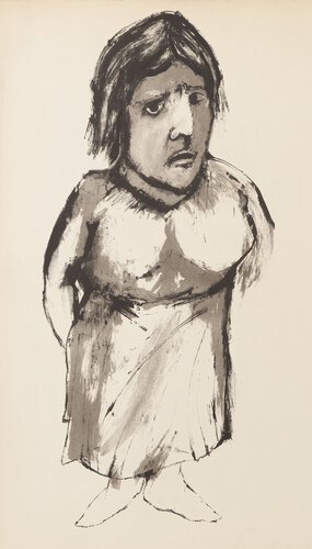 Portrait from The Midget and The Dwarf Portfolio di Aubrey Schwartz, Stampa in vendita su Singulart