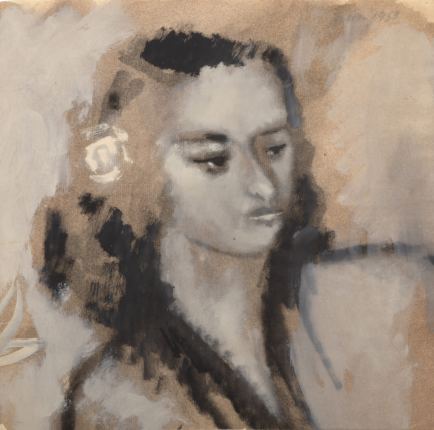 Woman with Flower Peter Paone