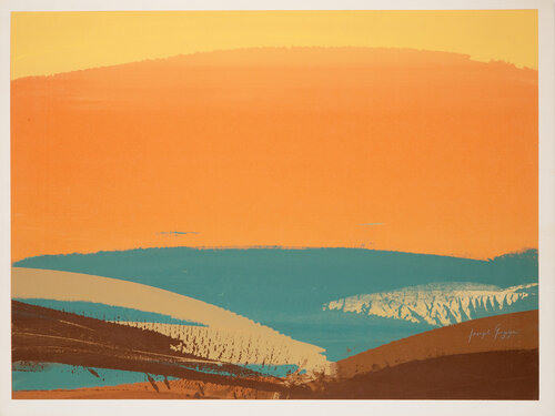 Orange Sunset von Joseph Grippi, Druck kaufen auf Singulart