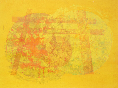 Yellow Barricade van Joseph Grippi, Afdruk te koop op Singulart
