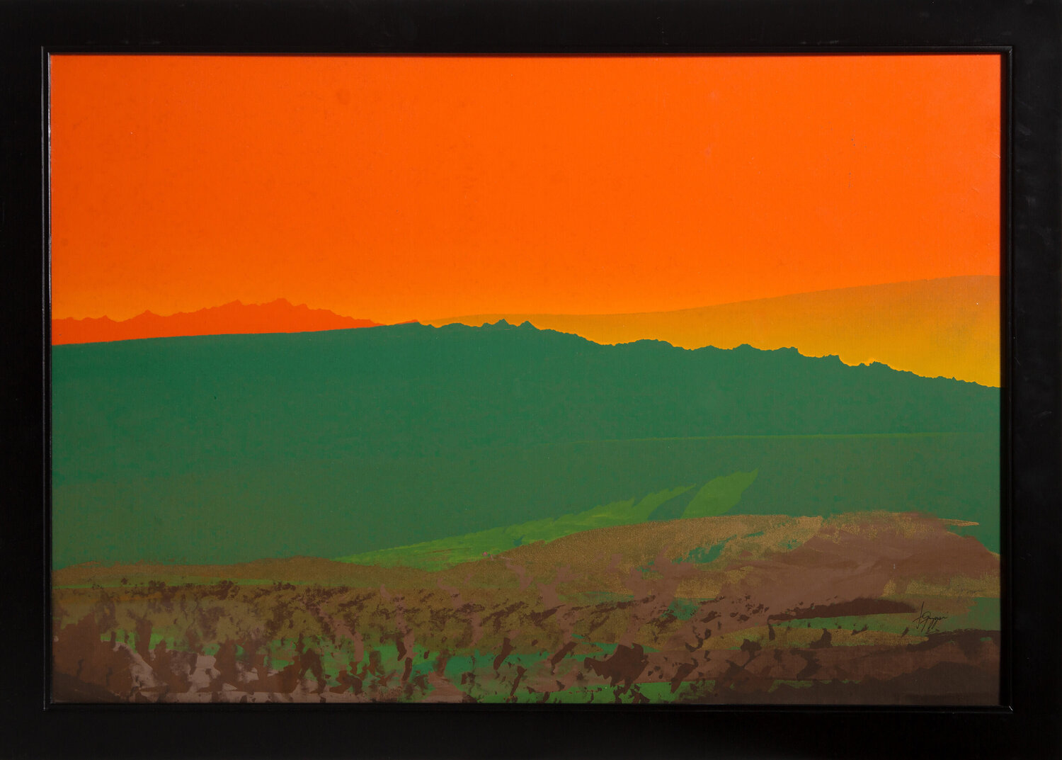 Green Mountain Joseph Grippi Stampa in vendita
