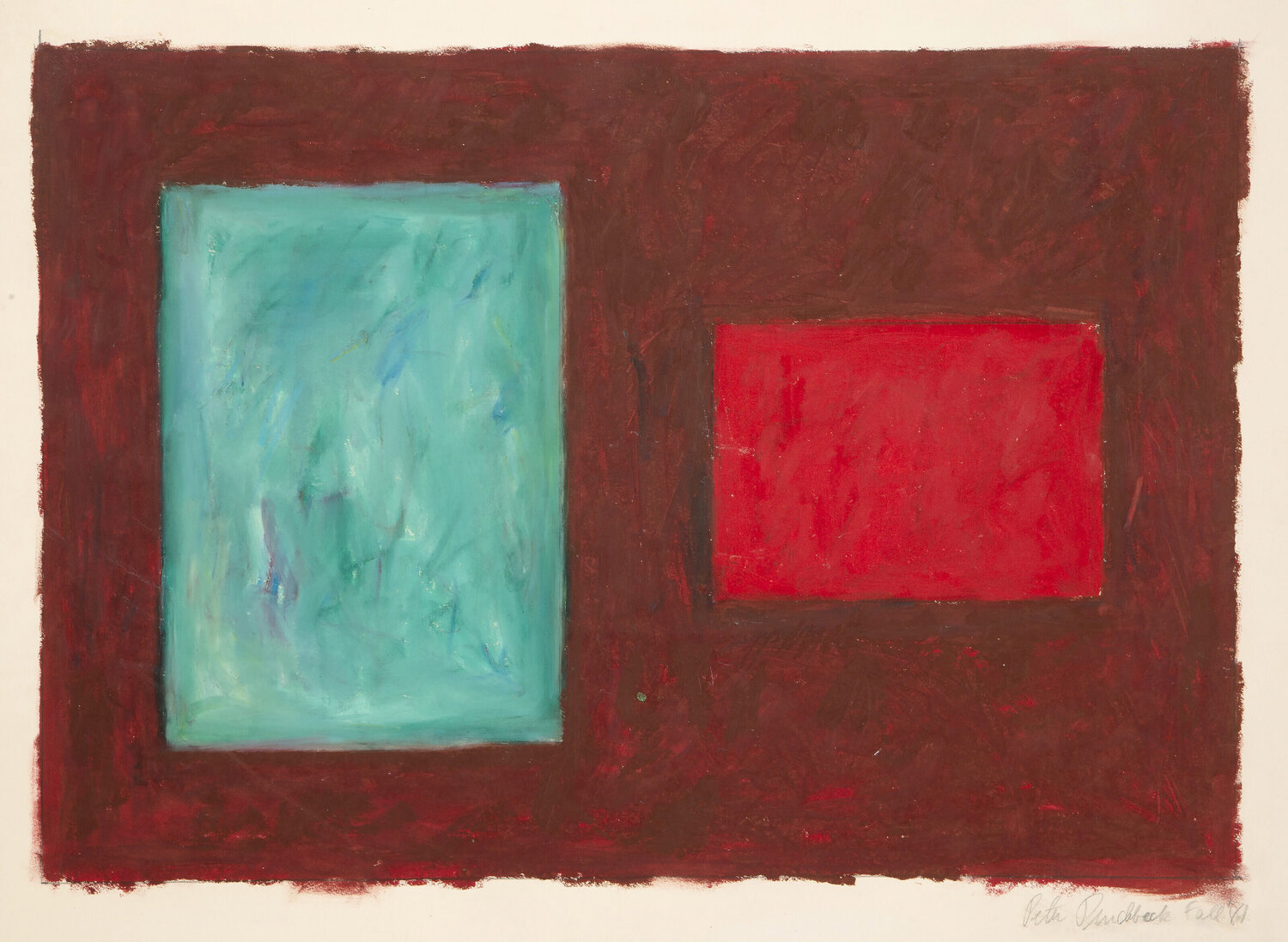 Red Square, Green Square Peter Pinchbeck Opera su carta in vendita