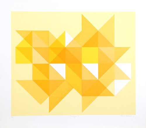 Triangle Y van Arnold Hoffmann Jr., Afdruk te koop op Singulart