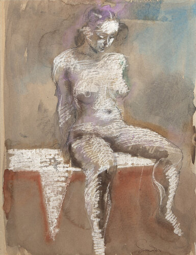 Nude Woman de Sidney Simon, Obra en papel a la venta en Singulart