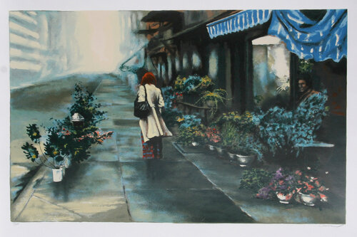 Flower Market by Harry McCormick, 인쇄 for Sale on Singulart