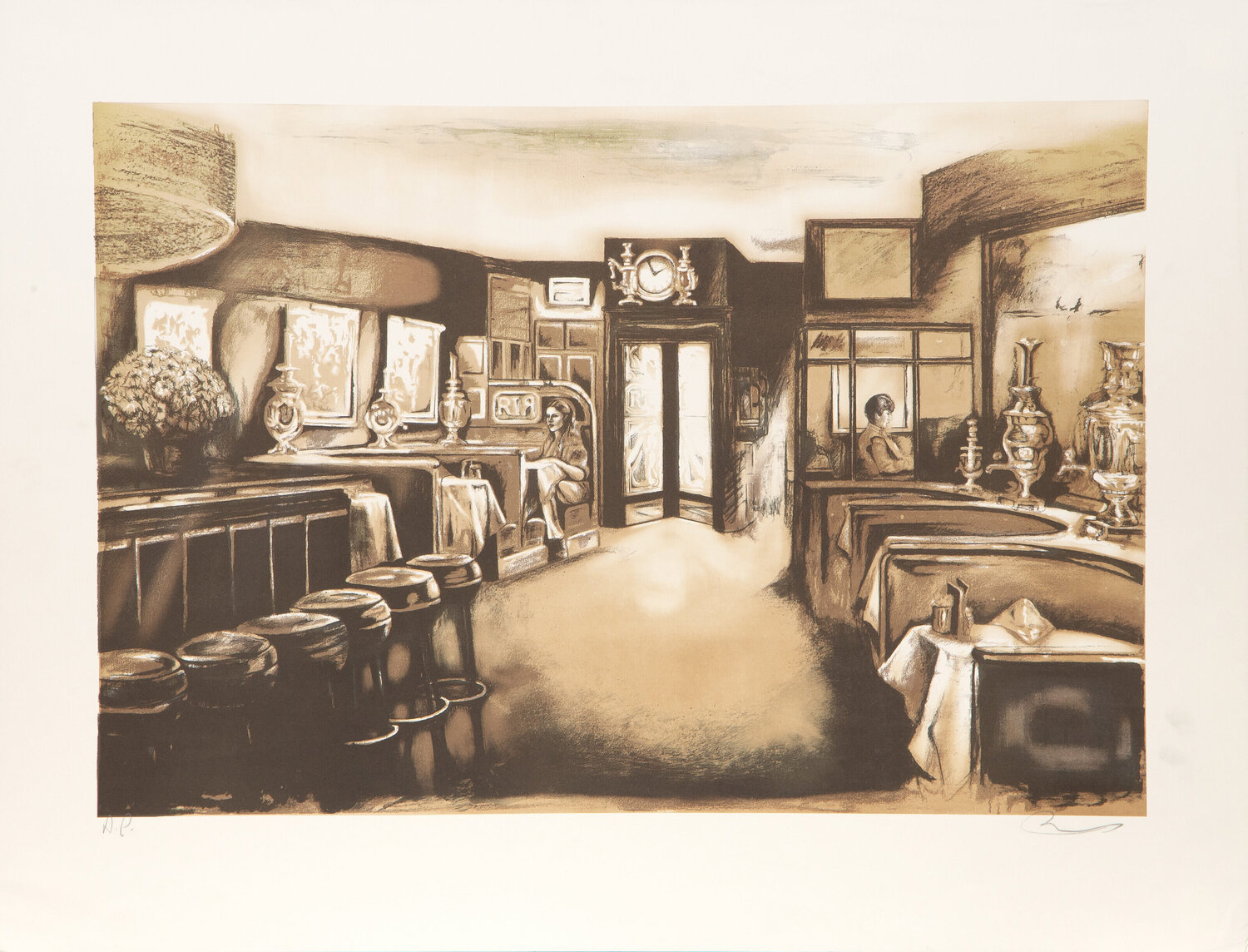 Russian Tea Room (Sepia) Harry McCormick