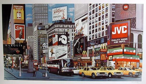 Times Square Day van Ken Keeley, Afdruk te koop op Singulart