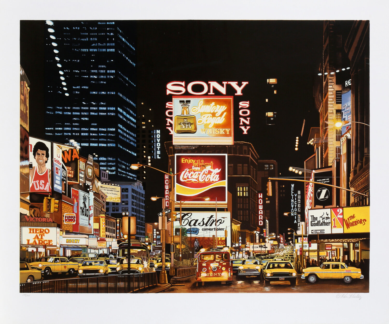 Times Square Night Ken Keeley