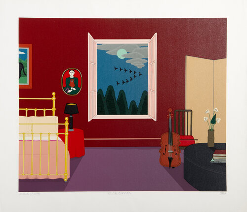 Duck Dinner von Shigeo Okumura, Druck kaufen auf Singulart