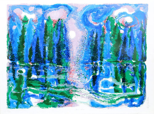 Moon Mist by Ronald Julius Christensen, 인쇄 for Sale on Singulart