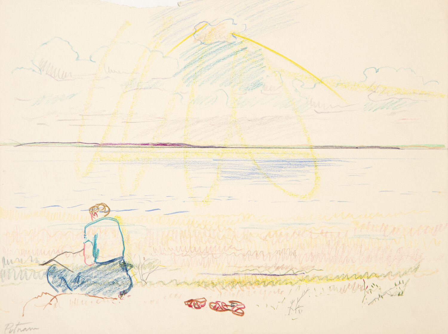 Woman on Beach Wallace Putnam